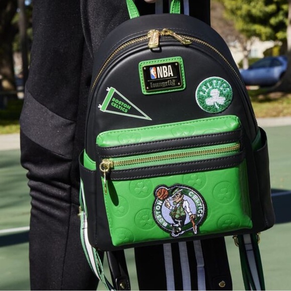 Loungefly NBA Celtics Mini Backpack NWT - Picture 2 of 6